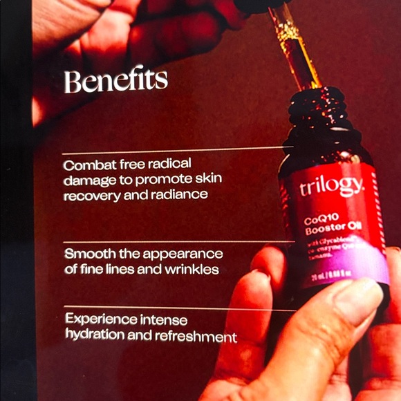 Trilogy 𝙲𝚘𝚀10 𝙱𝚘𝚘𝚜𝚝𝚎𝚛 𝙾𝚒𝚕-𝙰𝚐𝚎 𝙳𝚎𝚏𝚢𝚒𝚗𝚐 𝙾𝚒𝚕 0.67 𝚏𝚕 𝚘𝚣.
𝙼𝚊𝚍𝚎 𝚒𝚗 𝙽𝚎𝚠 𝚉𝚎𝚕𝚊𝚗𝚍. - Picture 6 of 10